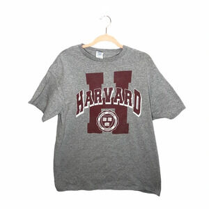 HARVARD College FINAL PRICE 🌺 Boston Massachusetts Graphic spell out T shirt